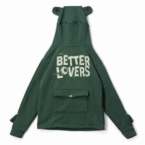 Better Lovers Frog Hoodie Mens S Green Graphic Band Merch Every Time I Die